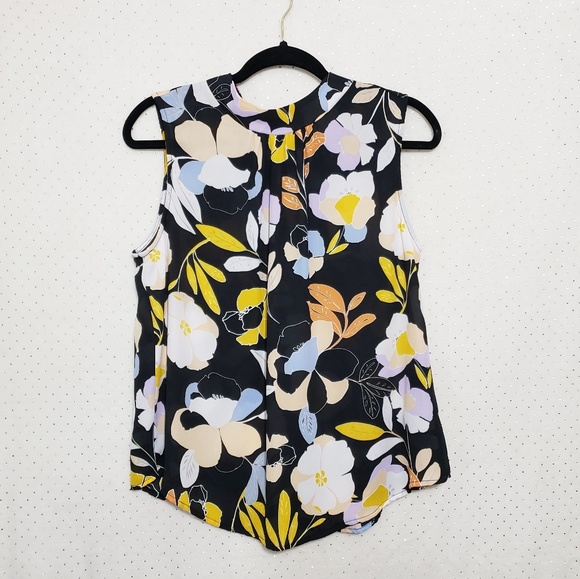 Floral Sleeveless Mock Neck Blouse *NWT* - Picture 7 of 7